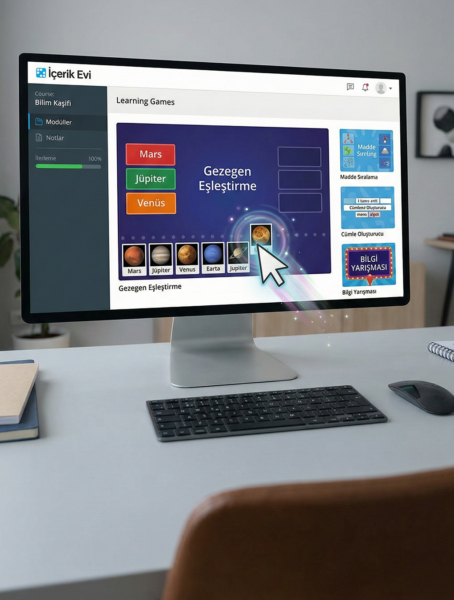 Etkileşimli dijital deneyimler için tasarlanmış kullanıcı etkileşimli arayüz ve dijital anlatım ortamı